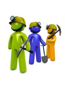 3 Miner Figures