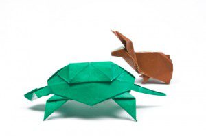 Photo of Origami Tortoise and Hare