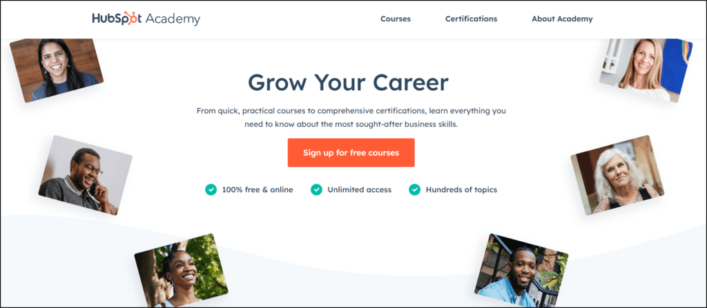 HubSpot Academy - Grow Your Career